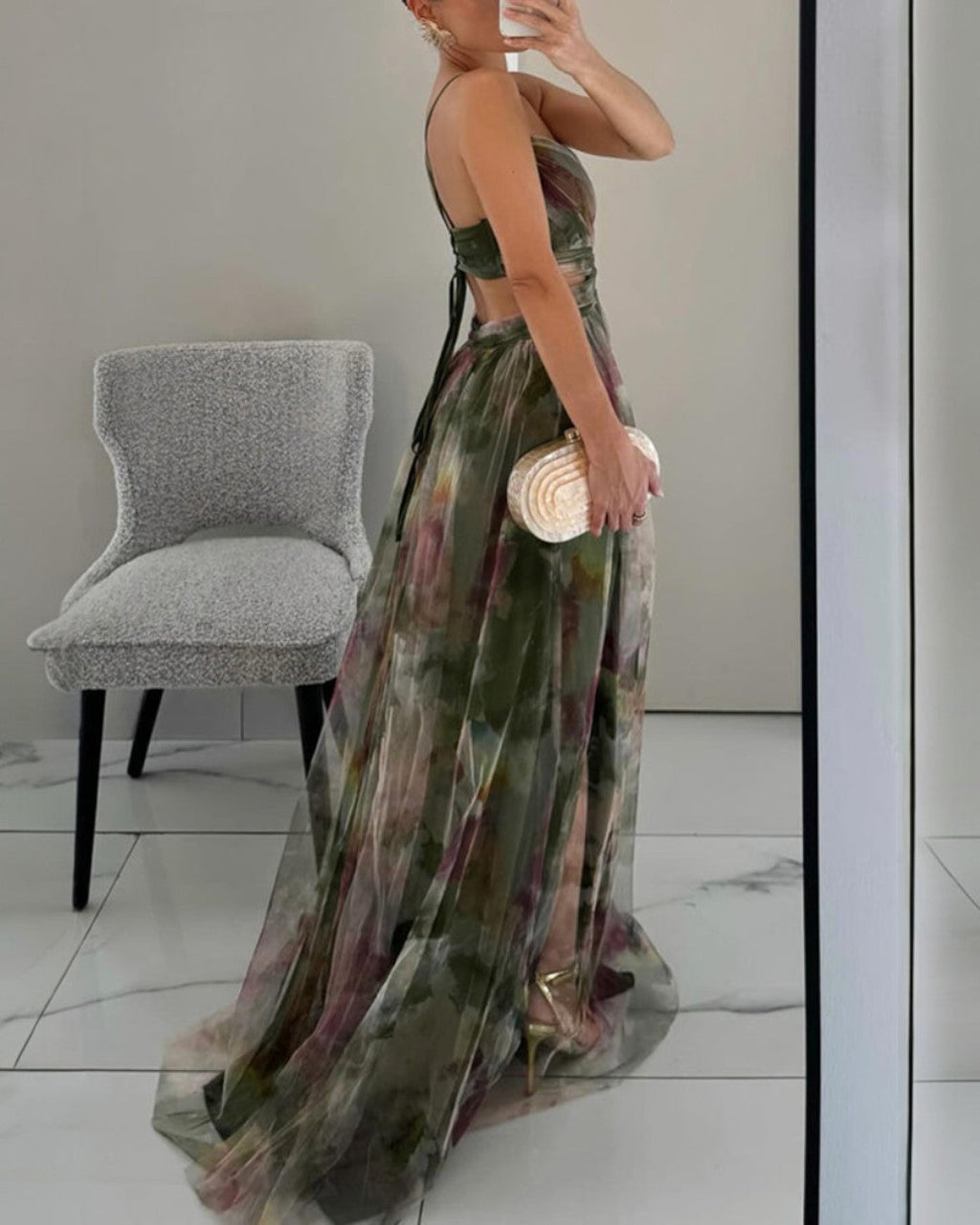 The Spark | Floral Elegance Maxi Dress