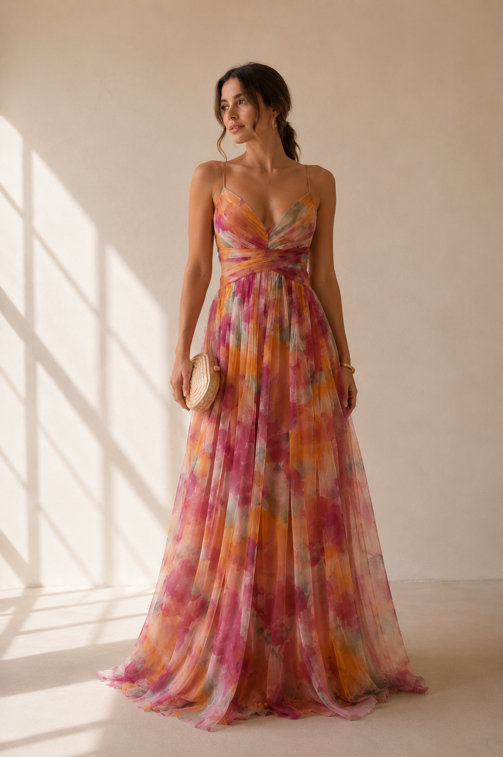 The Spark | Floral Elegance Maxi Dress