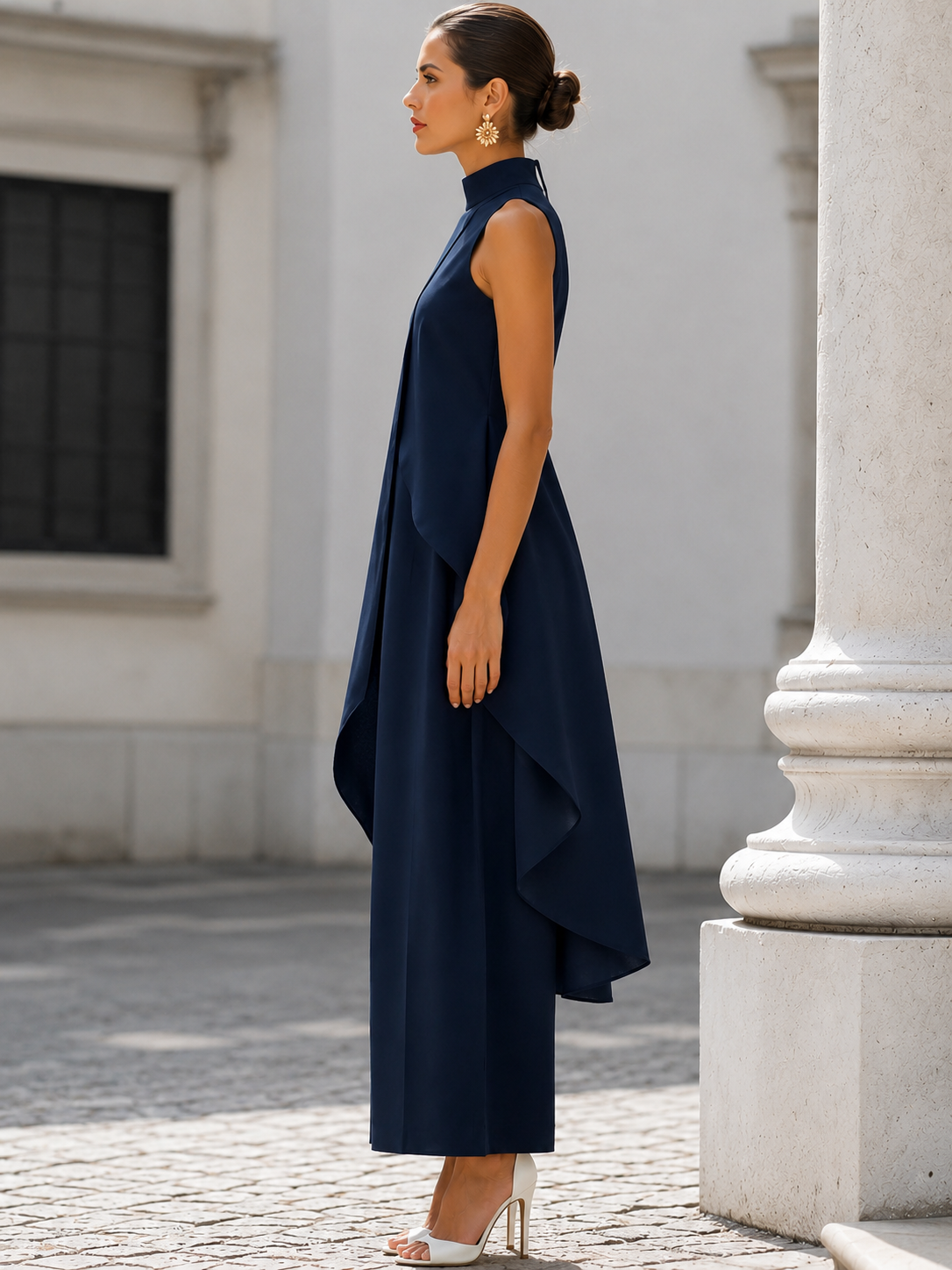 Martina | Elegant Drape Jumpsuit
