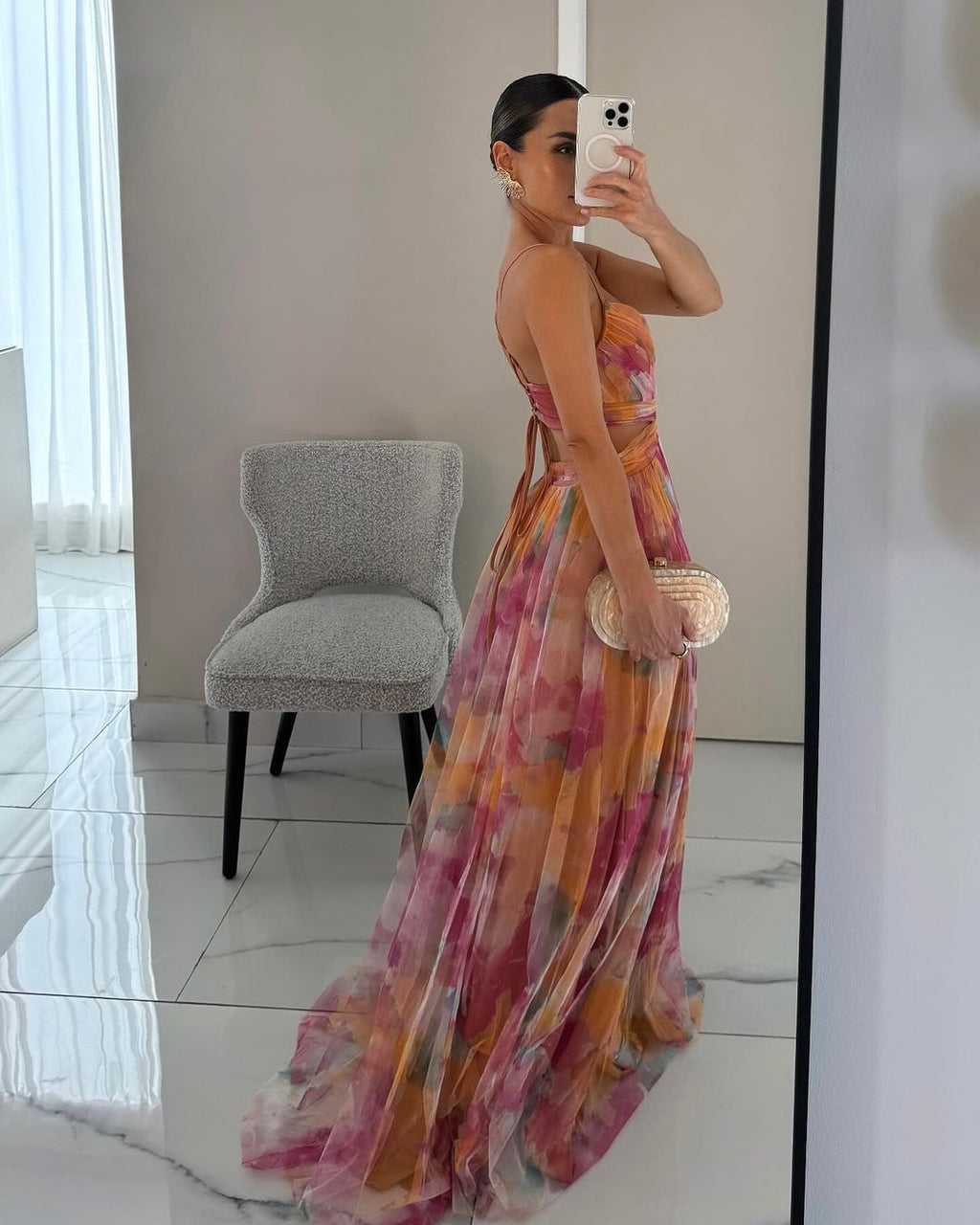 The Spark | Floral Elegance Maxi Dress