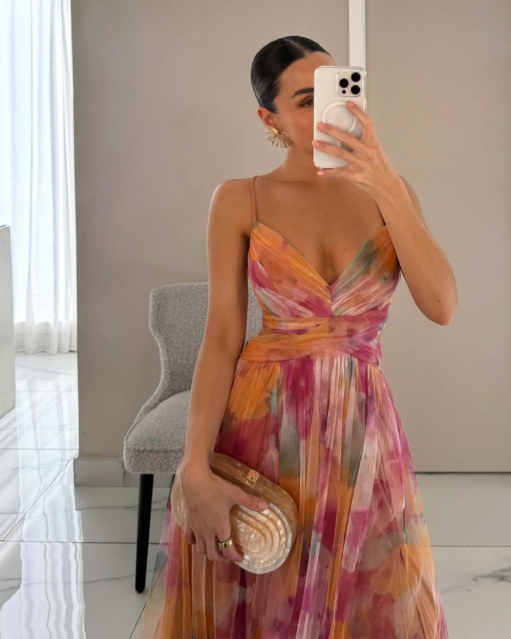 The Spark | Floral Elegance Maxi Dress