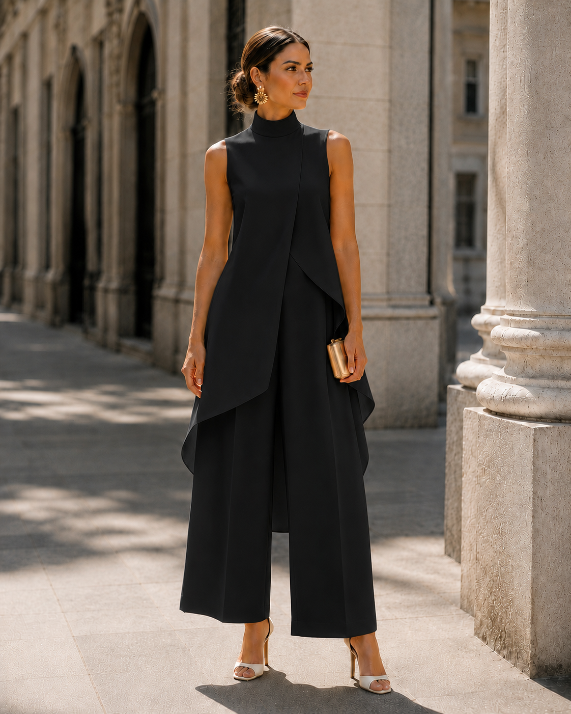 Martina | Elegant Drape Jumpsuit