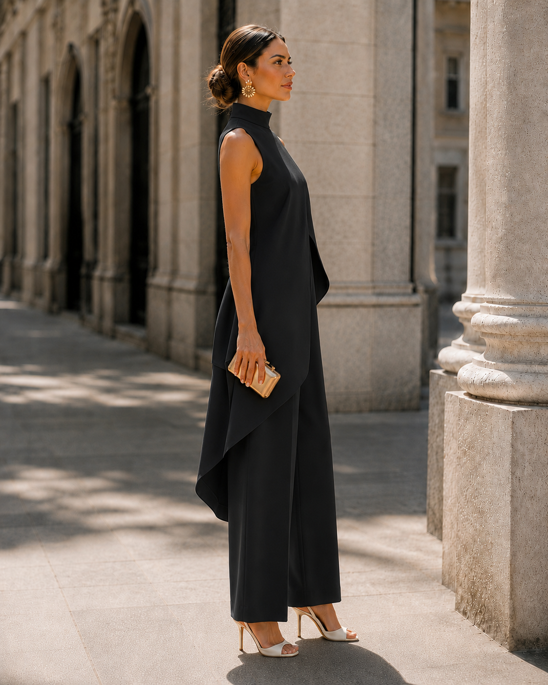 Martina | Elegant Drape Jumpsuit