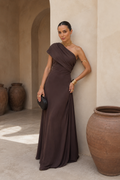Toledo dress in brown