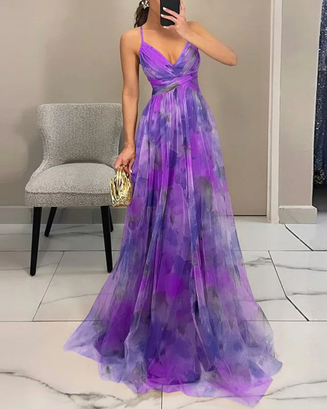The Spark | Floral Elegance Maxi Dress