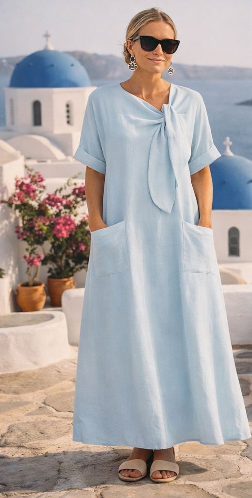 Fleur™ | Luxury Mediterranean Maxi Dress