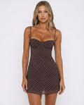Polka Dot Ruffled Mini Dress