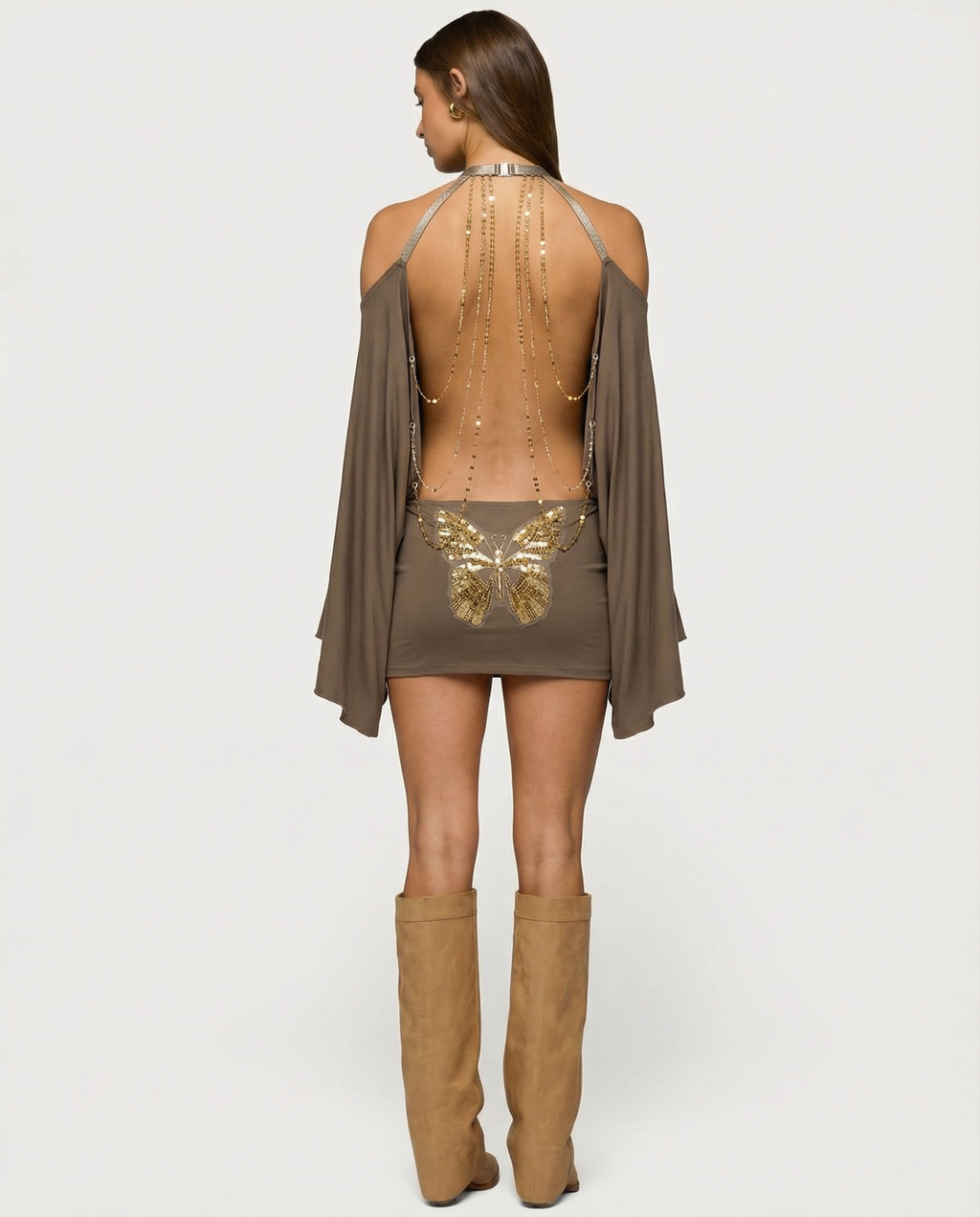 AMARA | Golden Mirage Dress