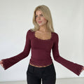 AMARA | Long Sleeve Lace Top