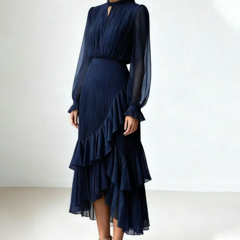 Helena - Pleated midi dress