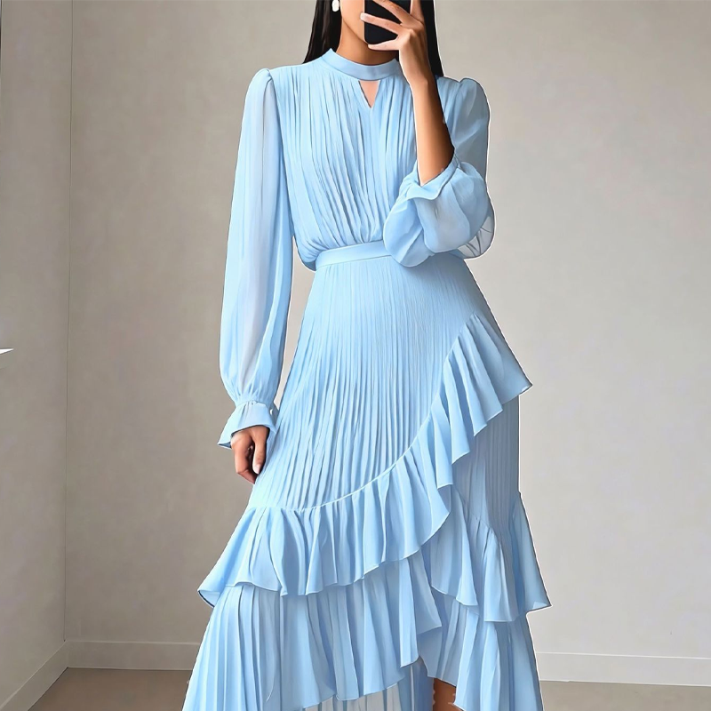 Helena - Pleated midi dress
