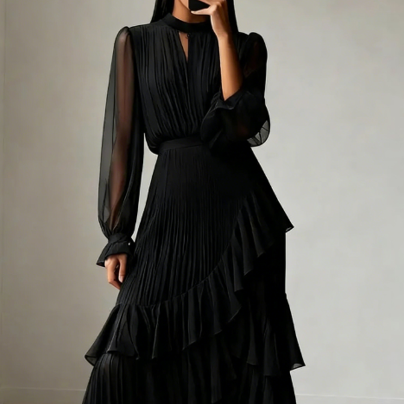 Helena - Pleated midi dress